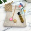 Colar difusor asas de anjo rose gold
