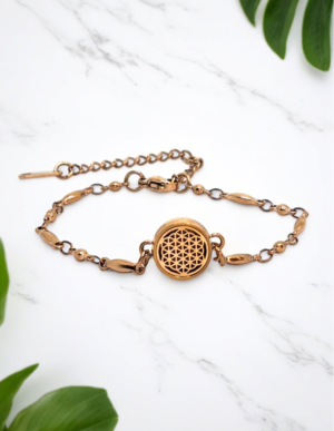 pulseira aromaterapia Flor da Vida