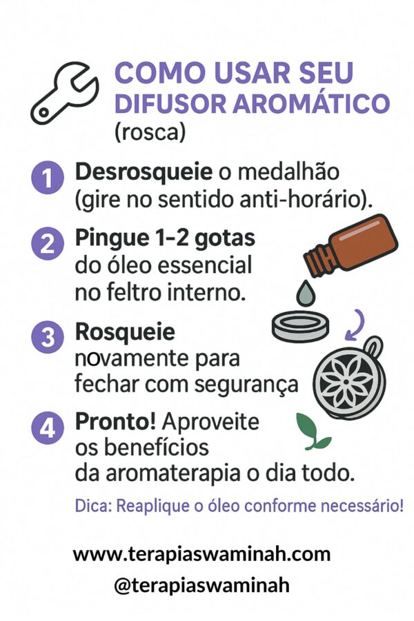 Pulseira difusora de Aromaterapia - Asa Dourada