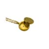 Colar Difusor Flor da vida Dourado – Aço Inoxidável