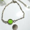 Bracelete Difusor para Óleos Essenciais – Flor da Vida Prateada