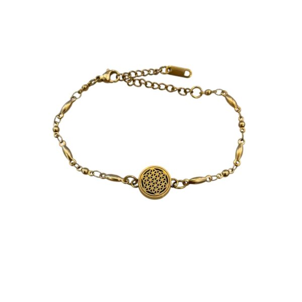 Mini Joia Difusora Flor da Vida – Edição Rose Gold