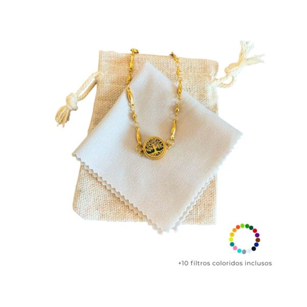 Mini Difusor Pessoal Árvore da Vida – Dourado (Aço 316L)