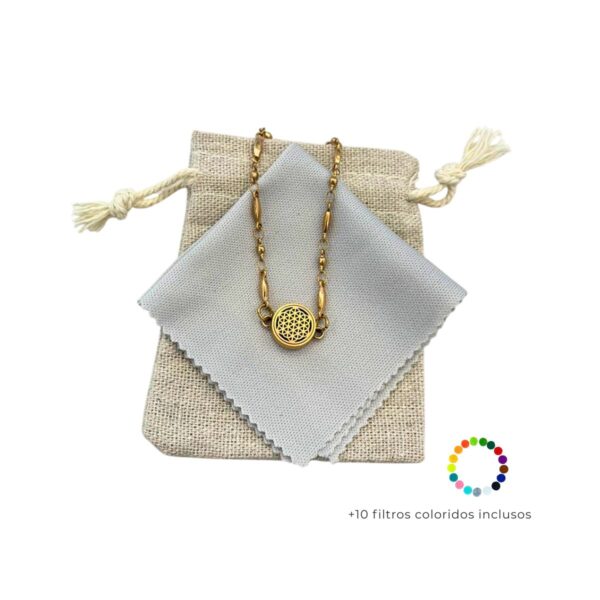 Pulseira Difusora Flor da Vida - Engenharia de Presença