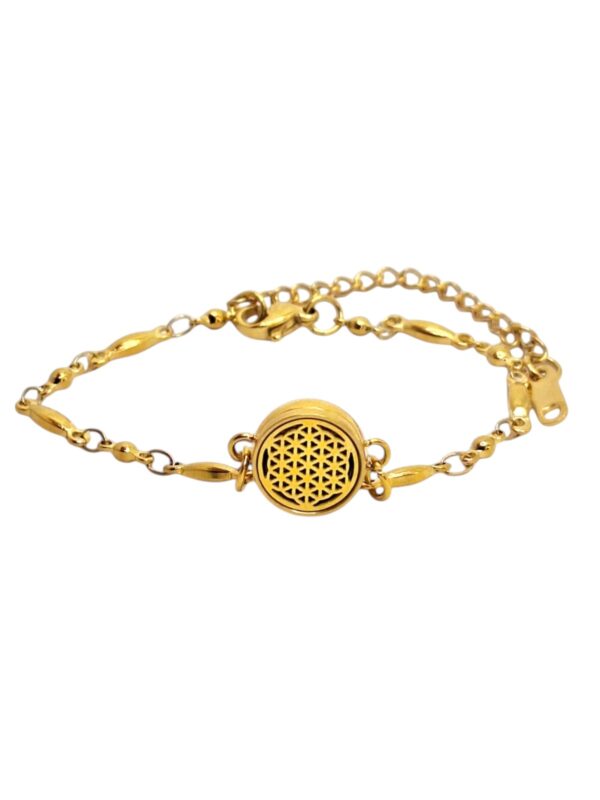 Pulseira Difusora Flor da Vida - Engenharia de Presença