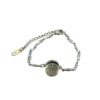 Bracelete Difusor para Óleos Essenciais – Flor da Vida Prateada