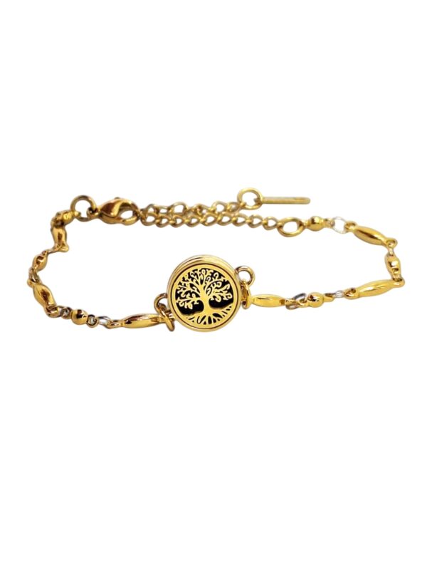Mini Difusor Pessoal Árvore da Vida – Dourado (Aço 316L)